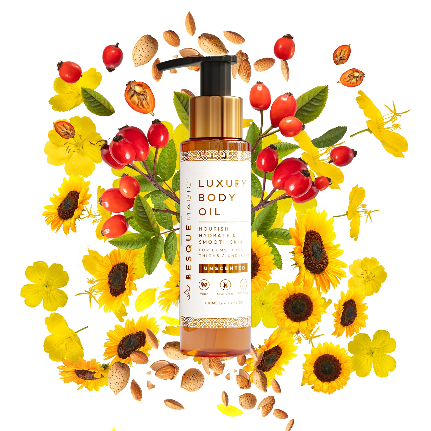 Huile corporelle magique Besque® – Sans parfum 100mL